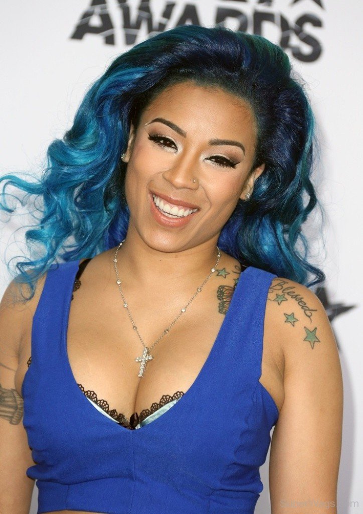 Keyshia Cole Stars Tattoo | Super WAGS - Hottest Wives and Girlfriends