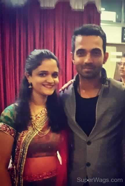 Ajinkya Rahane and his wife Radhika Rahane