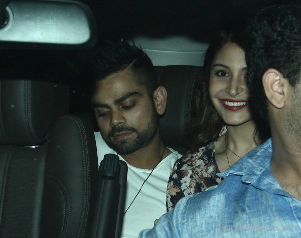 Virat Kohli With His Girlfriend Anuksha Sharma