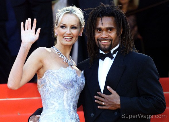 Adriana Karembeu Raising Hand