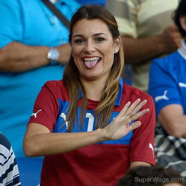 Alena Seredova Tongue Out