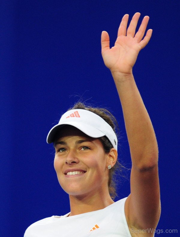 Ana Ivanovic Raising Hand