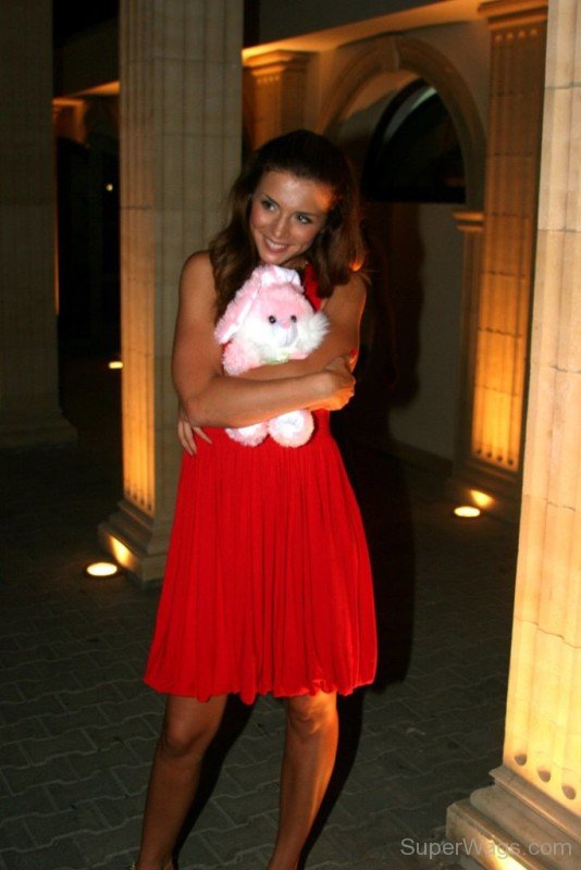 Anna Sedokova With Teddy