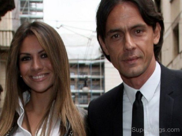 Filippo Inzaghi and Alessia Ventura Picture