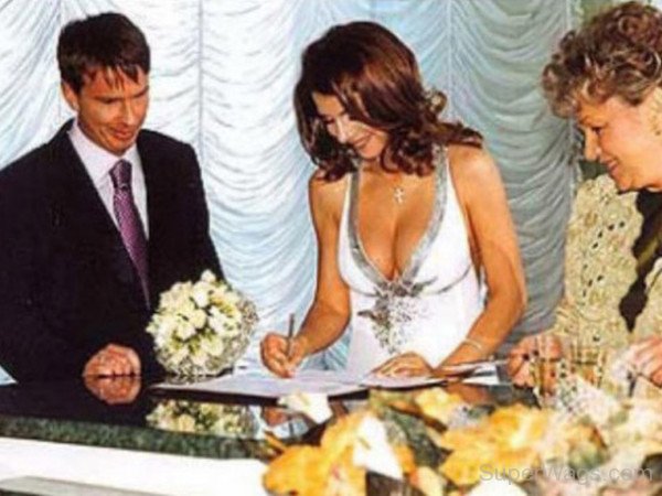 Valentin Belkevich With Ex-Wife Anna Sedokova Image