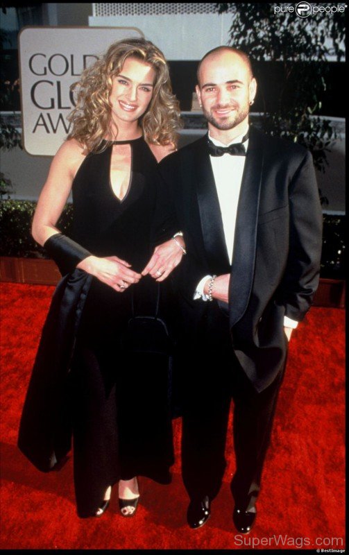 Andre Agassi and ex-wife Brooke Shields On Red Carpet