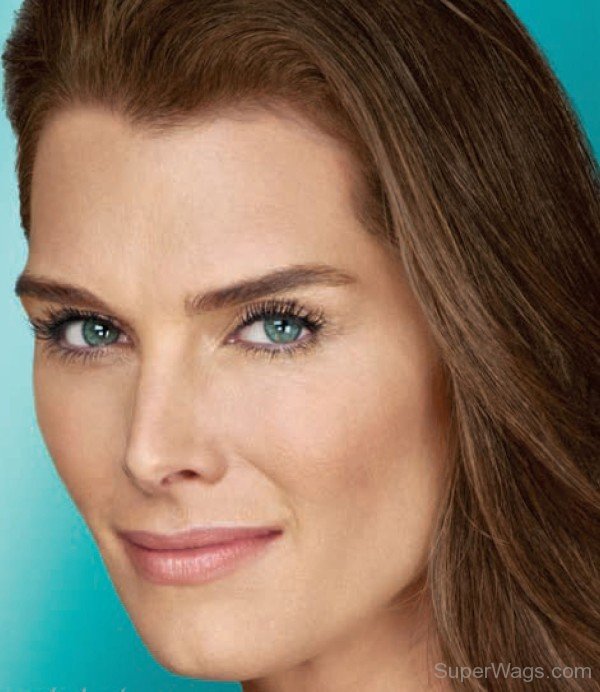 Brooke Shields Closeup Face