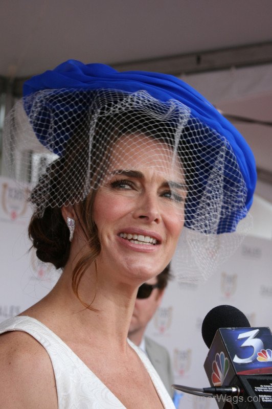 Brooke Shields On Mic