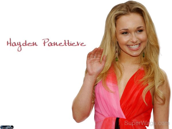 Hayden Panettiere Wearing Red Dress