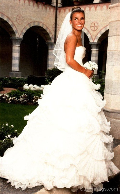 Coleen Rooney In Wedding Gown