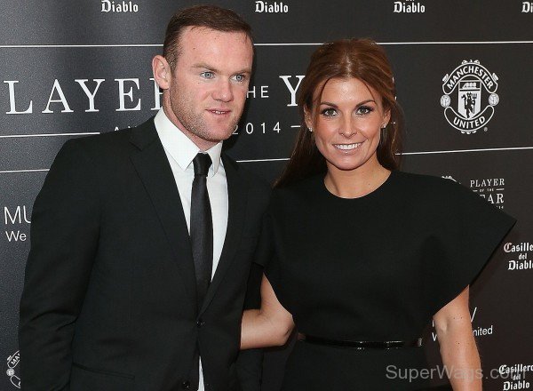 Coleen Rooney With Her Husband