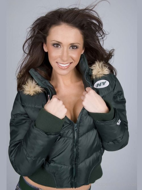 Jenn Sterger Wearing Jacket