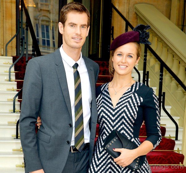 Kim Sears And Andy Murray Smiling