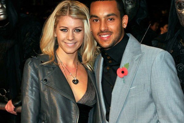 Melanie Slade With Theo Walcott