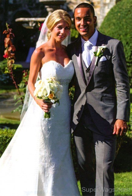 Melanie With Theo Walcott 