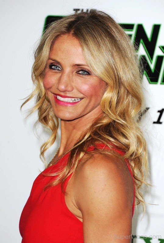 Cameron Diaz Smiling Face-Sw1231