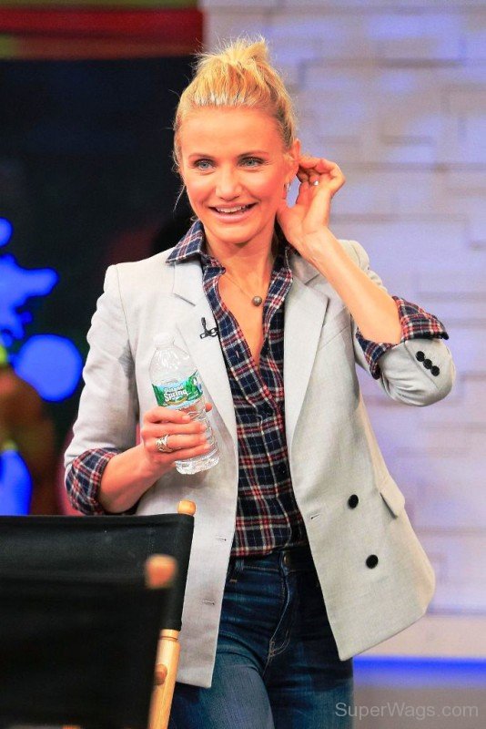 Cameron Diaz Wearing Casual Dress-Sw1236