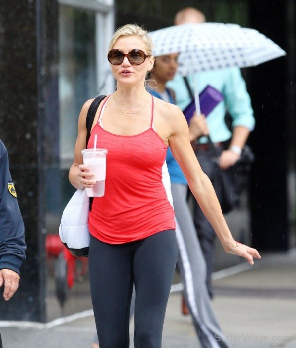 Cameron Diaz Wearing Goggle