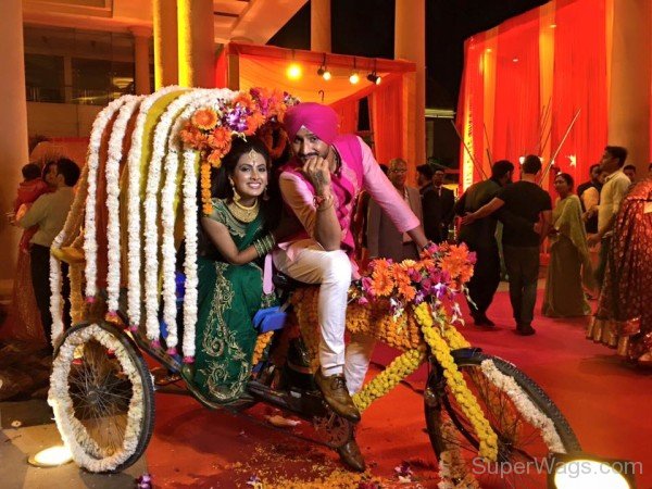 Geeta Basra With Her Hubby