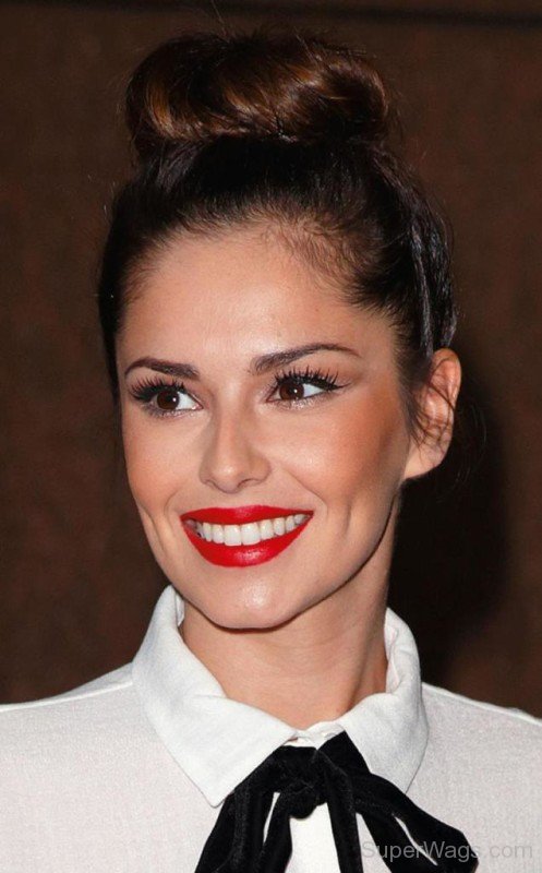 Cheryl Fernandez Red Lips