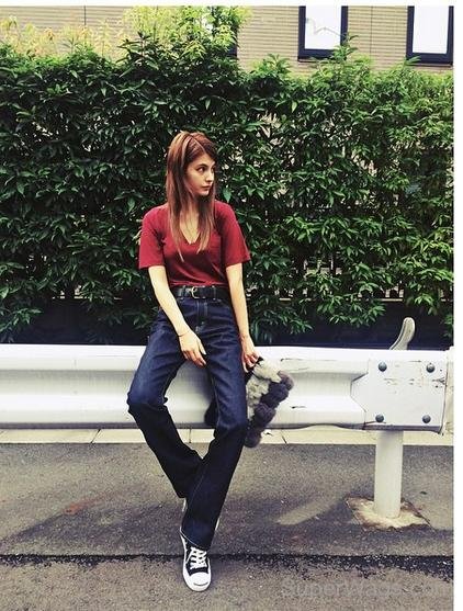 Margaret Natsuki Wearing Casual Outfit-SW120