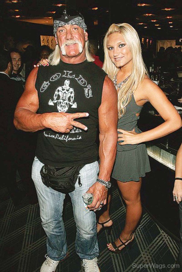 Brooke Hogan With Hulk Hogan | Super WAGS - Hottest Wives and ...