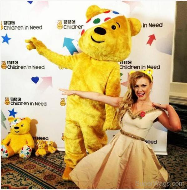 Camilla Kerslake With Teddy