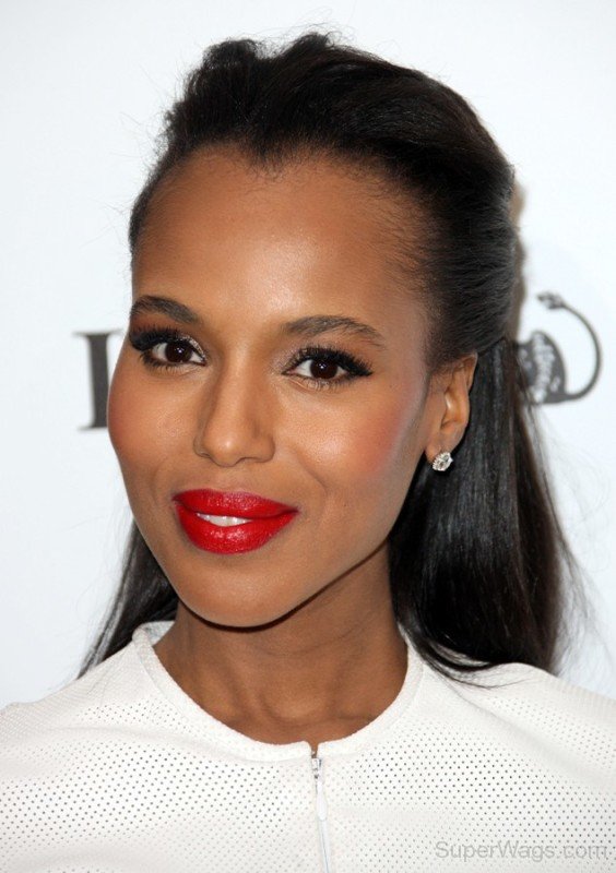 Kerry Washington Red Lips