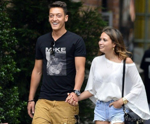 Mandy Capristo With Mesut Ozil-Sw152