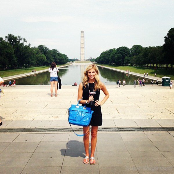 Samantha Ponder In Black Dress