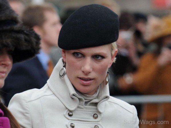 Zara Phillips Wearing Black Hat