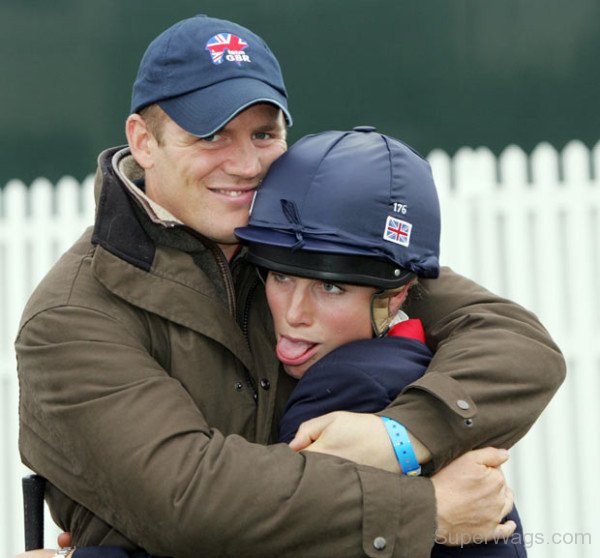 Zara Phillips With Mike Tindall