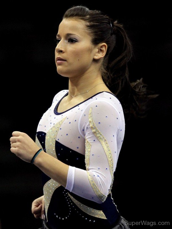 Alicia Sacramone Ponytail Hairstyle