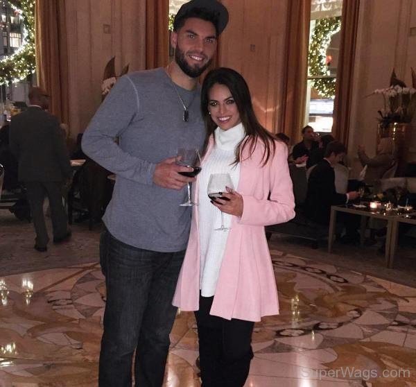 Kacie McDonnell With Eric Hosmer 