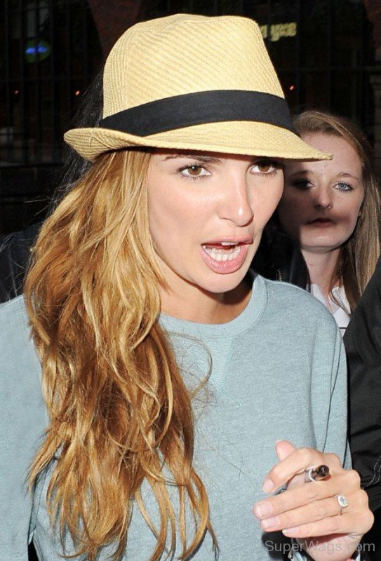 Nadine Coyle Wearing Hat