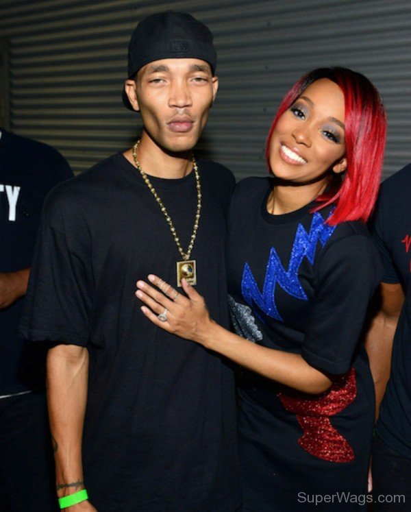 Monica Brown With Rapper-SD147