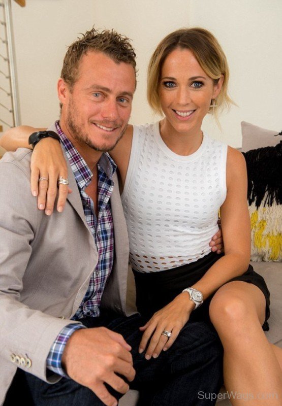 Bec Hewitt With Her Husband-SW142