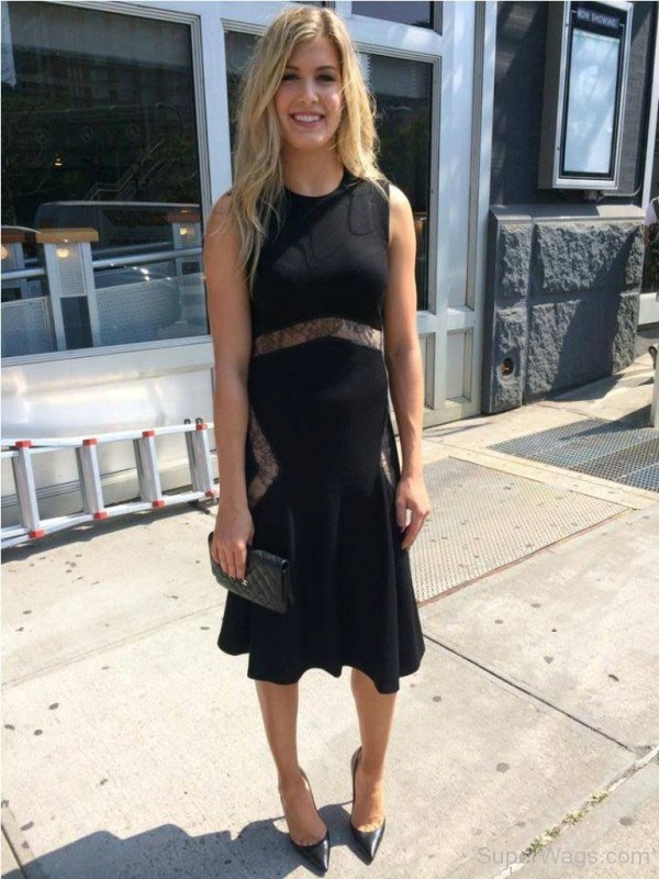 Eugenie Bouchard In Black Attire-SW1039