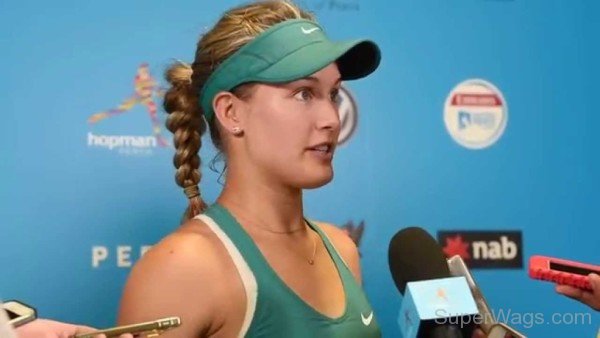 Eugenie Bouchard In Press Confrance-SW1043