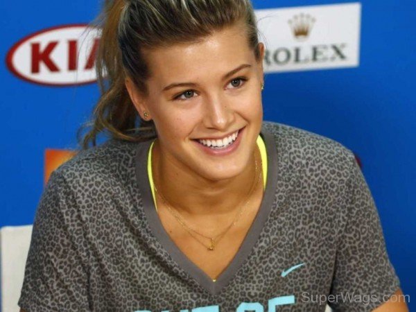 Eugenie Bouchard Smiling