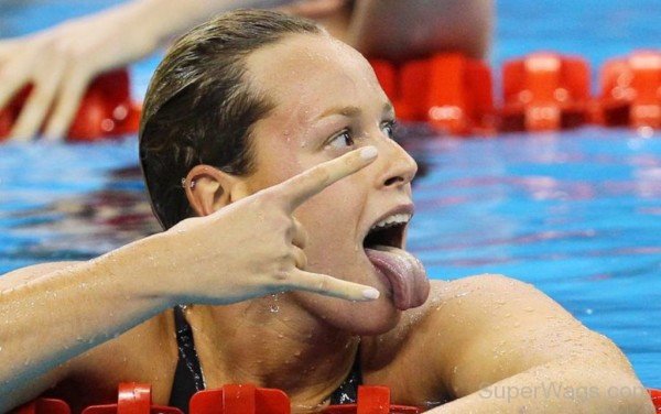 Italian Swimmer Federica Pellegrini-SW1115