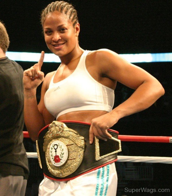 Laila Ali In Boxing Ring