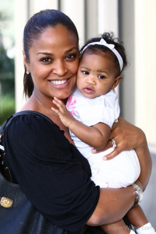 Laila Ali With Her Baby-TB1119