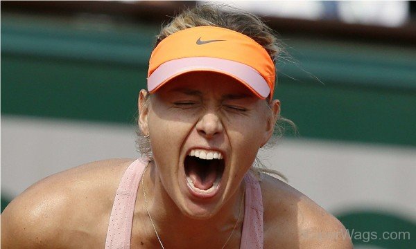 Maria Sharapova Shouting-SW4119