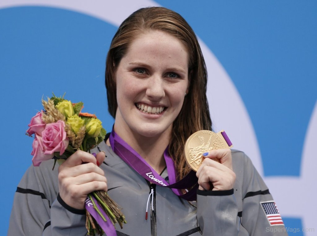 Missy Franklin Holding Flower Super Wags Hottest Wives And Girlfriends Of High Profile Sportsmen
