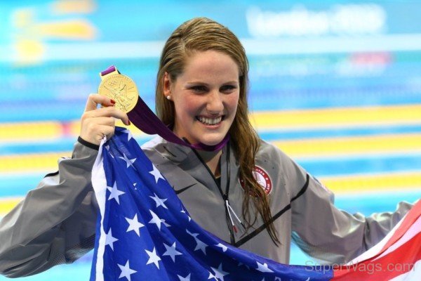 Missy Franklin Winning Gold Medal-SW1086
