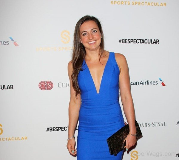 Rebecca Soni  In Blue Dress-SW122