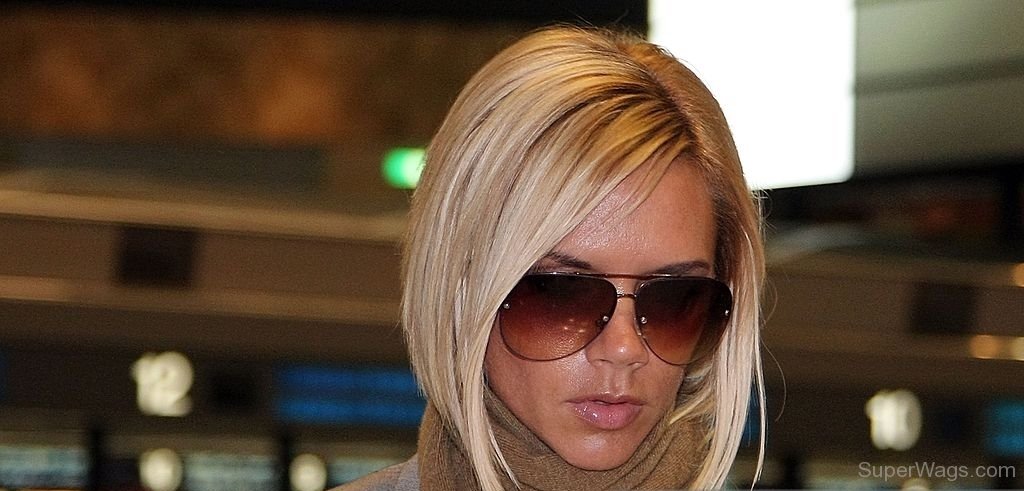 Victoria Beckham Blonde Bob Hairstyle | Super WAGS - Hottest Wives and ...