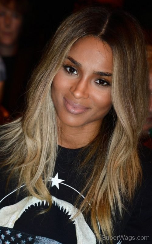 Ciara Harris Side Parting hairstyle-SW1083