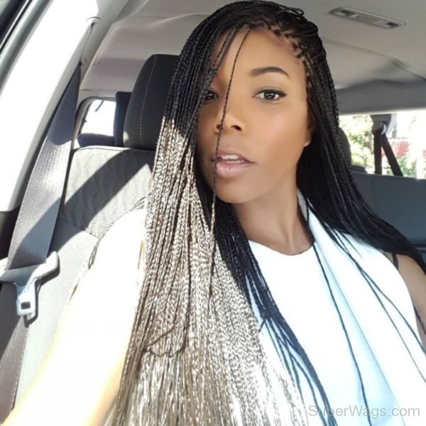 Gabrielle Union Box Braids Hairstyle-SW1029